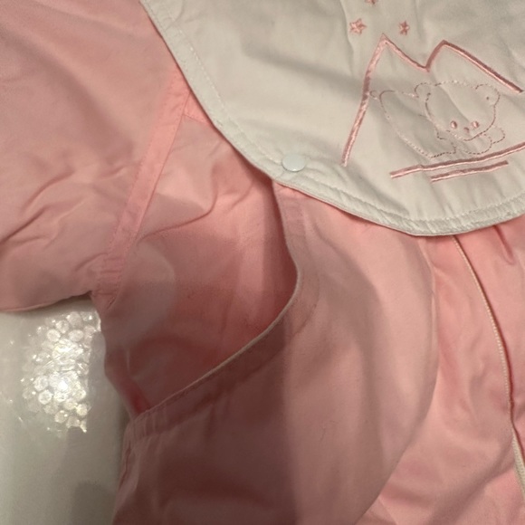 Pink & white snowsuit SIX MONTHS BY ABSERBA - Picture 8 of 9